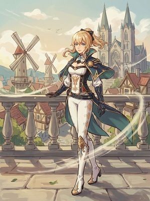 Jean Genshin Impact Character Art